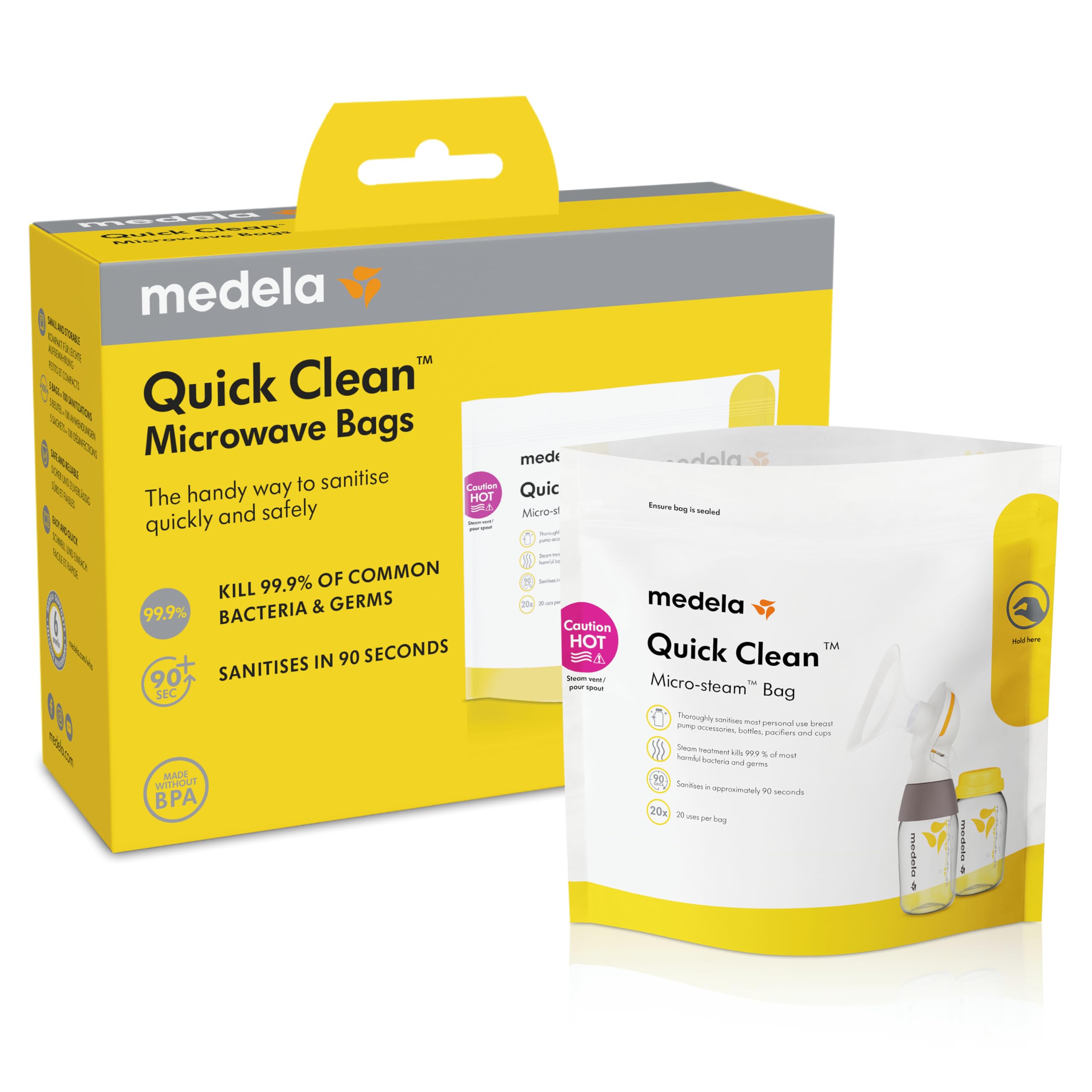 Amazon.co.jp: メデラ（medela） 電子レンジ除菌バッグ（5パック 