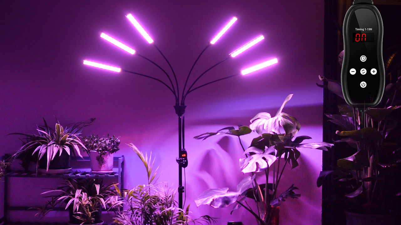 Amazon.com : Grow Lights for Indoor Plants, 504 LED-6-Branch Red