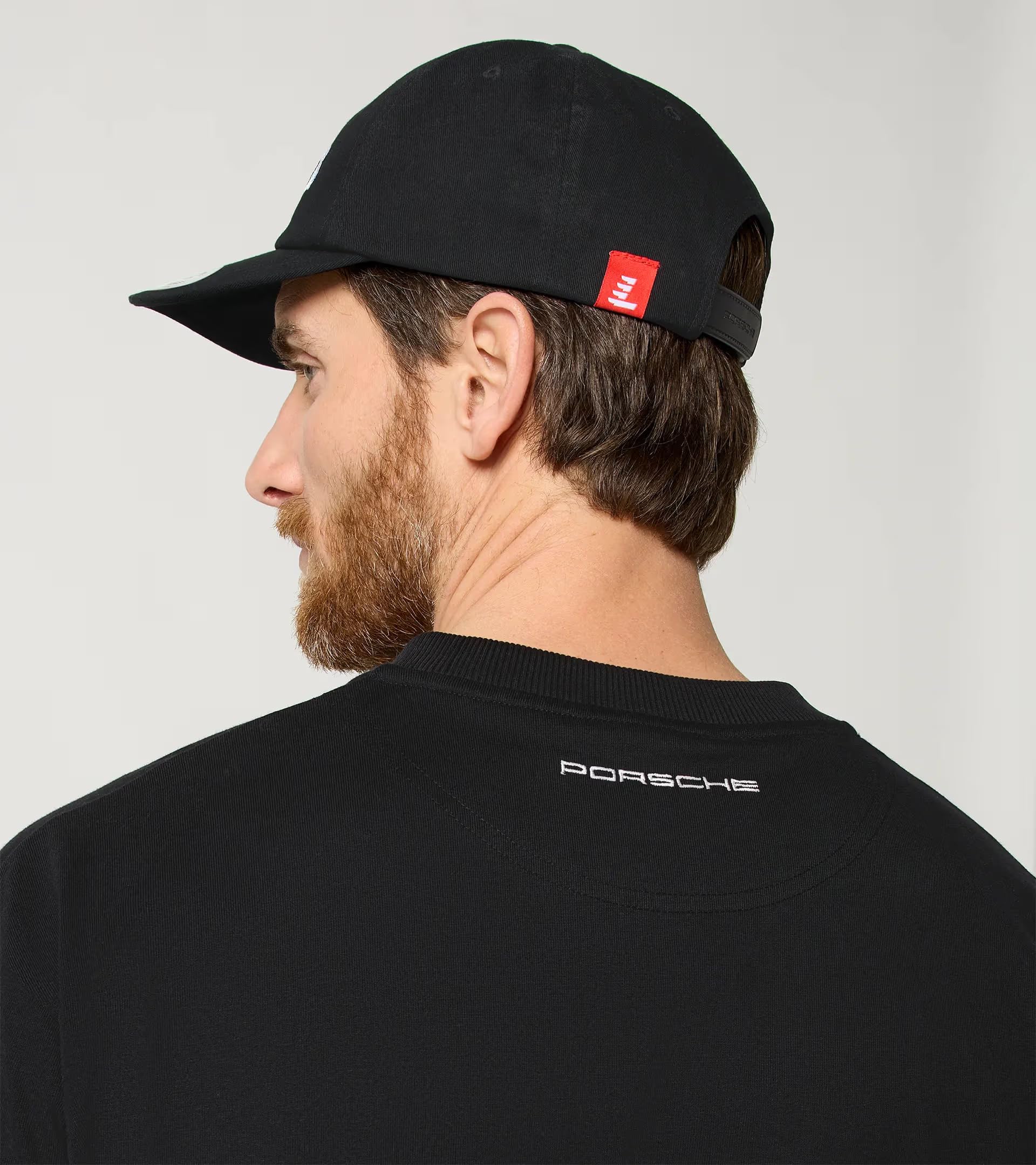 Porsche LUFTGEKÜHLT Cap - Echte Fan Community verstellbare Mütze mit gesticktem Luft Logo grau