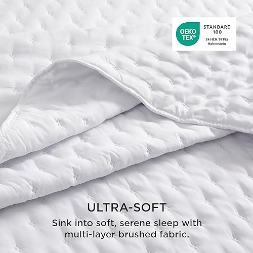 Vista 3 de Bedsure Edredón individual – Ropa de cama ultrasuave individual XL para decoración de dormitorio, edredón ligero para todas las estaciones, colcha