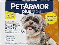 Vista 19 de PetArmor Plus - Prevención de pulgas y garrapatas para perros, tratamiento de pulgas y garrapatas para perros pequeños, 3 dosis, impermeable