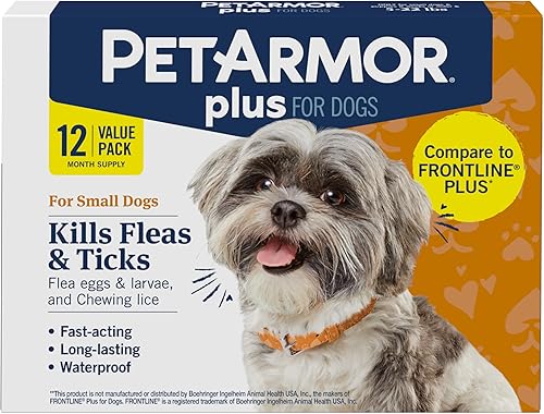 Miniatura 40 de Petarmor Plus tratamiento anti pulgas y garrapatas para gatos, más de 1.5 libras, 6