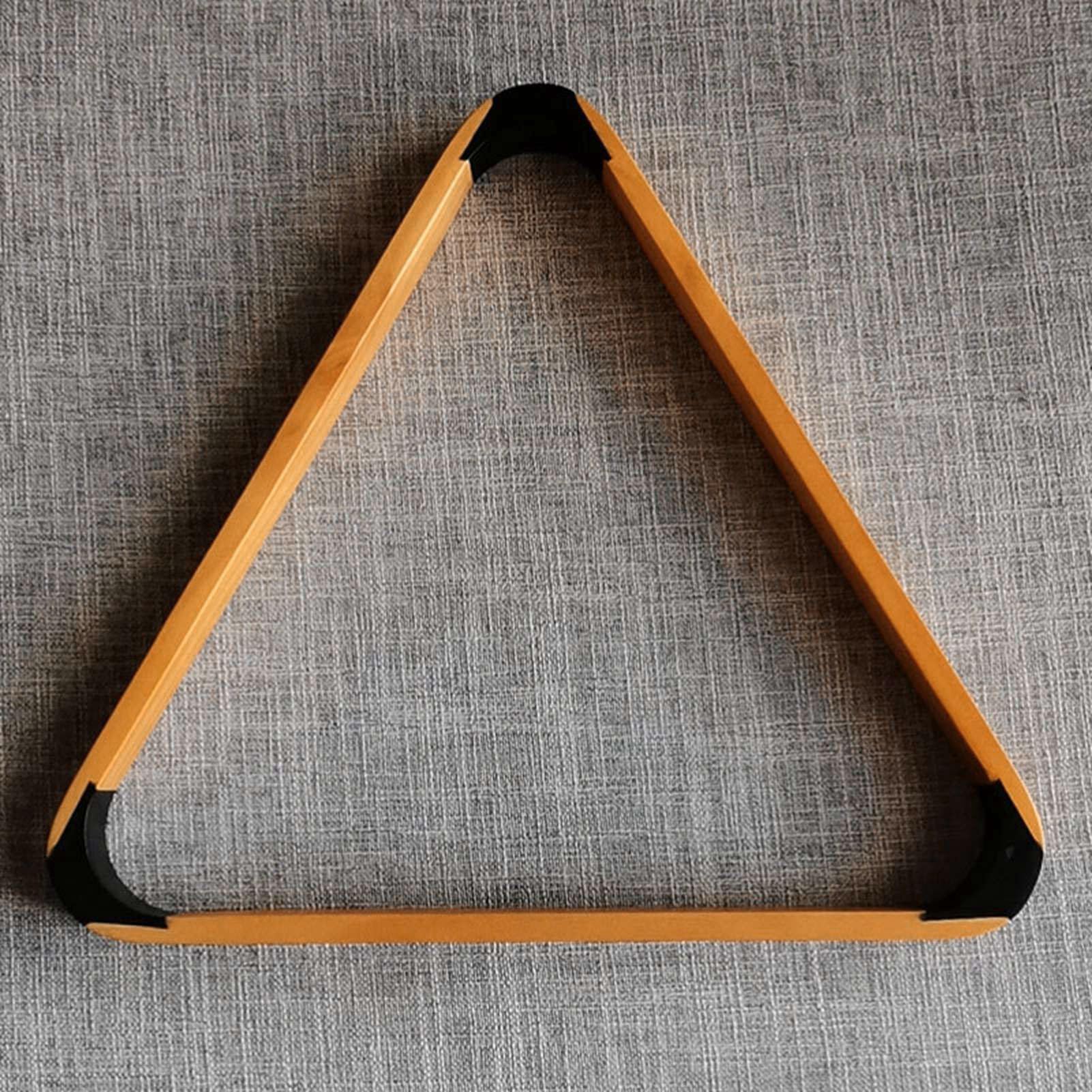 Alomejor Triangle de Billard, Design élégant Robuste Moderne, Accessoire Billard, Bois de pin Noir for Salle de Jeux Bar intérieur Maison Salon