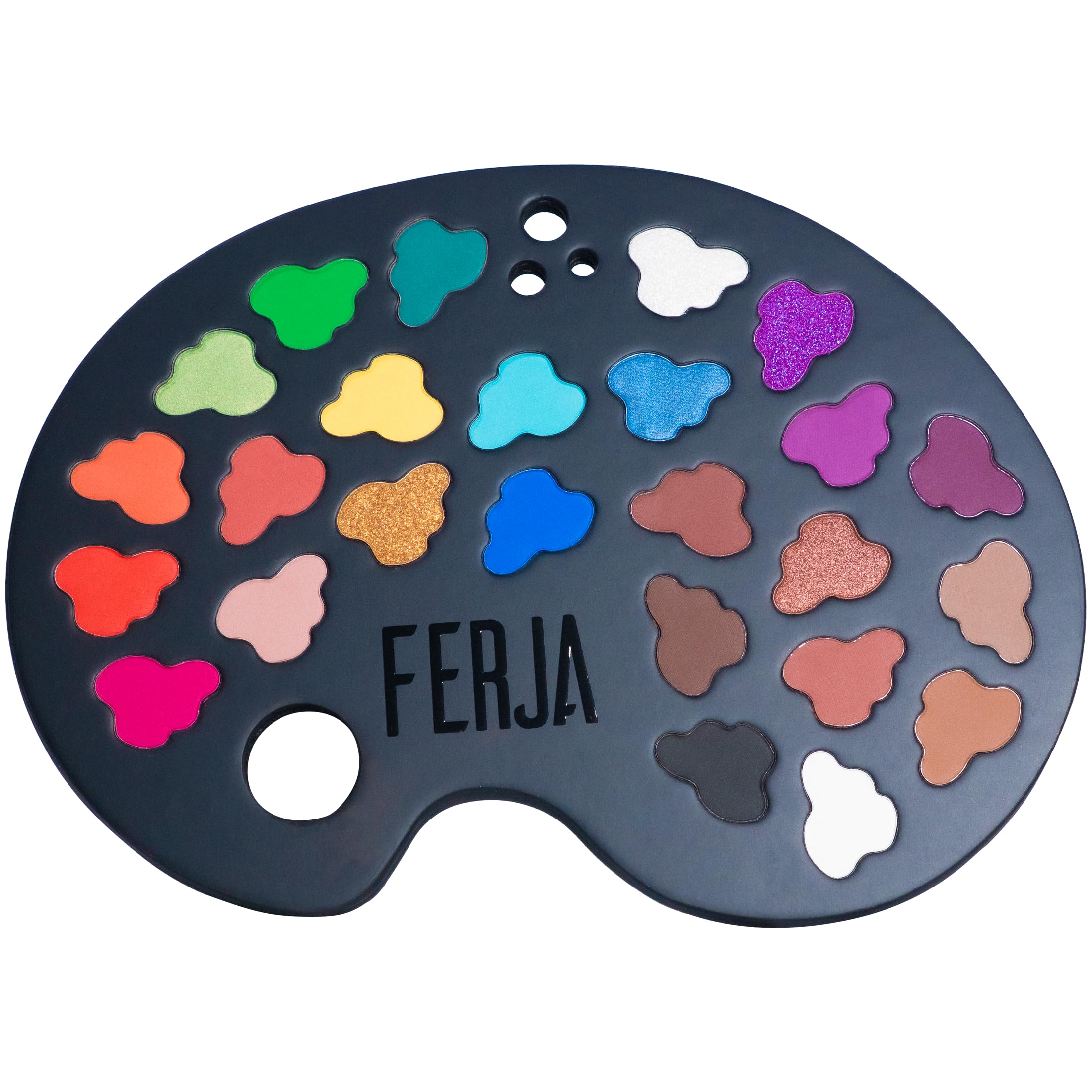 Paleta De Sombras Profesional Godette By Ferja 25 Tonos