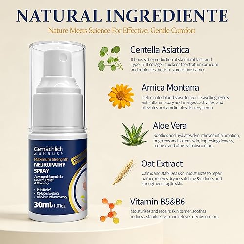 Miniatura 2 de Spray para aliviar la artritis y el dolor articular, de secado rápido, tópico no graso, sin perfume, 1.0 fl oz1 fl oz, calentamiento con árnica,
