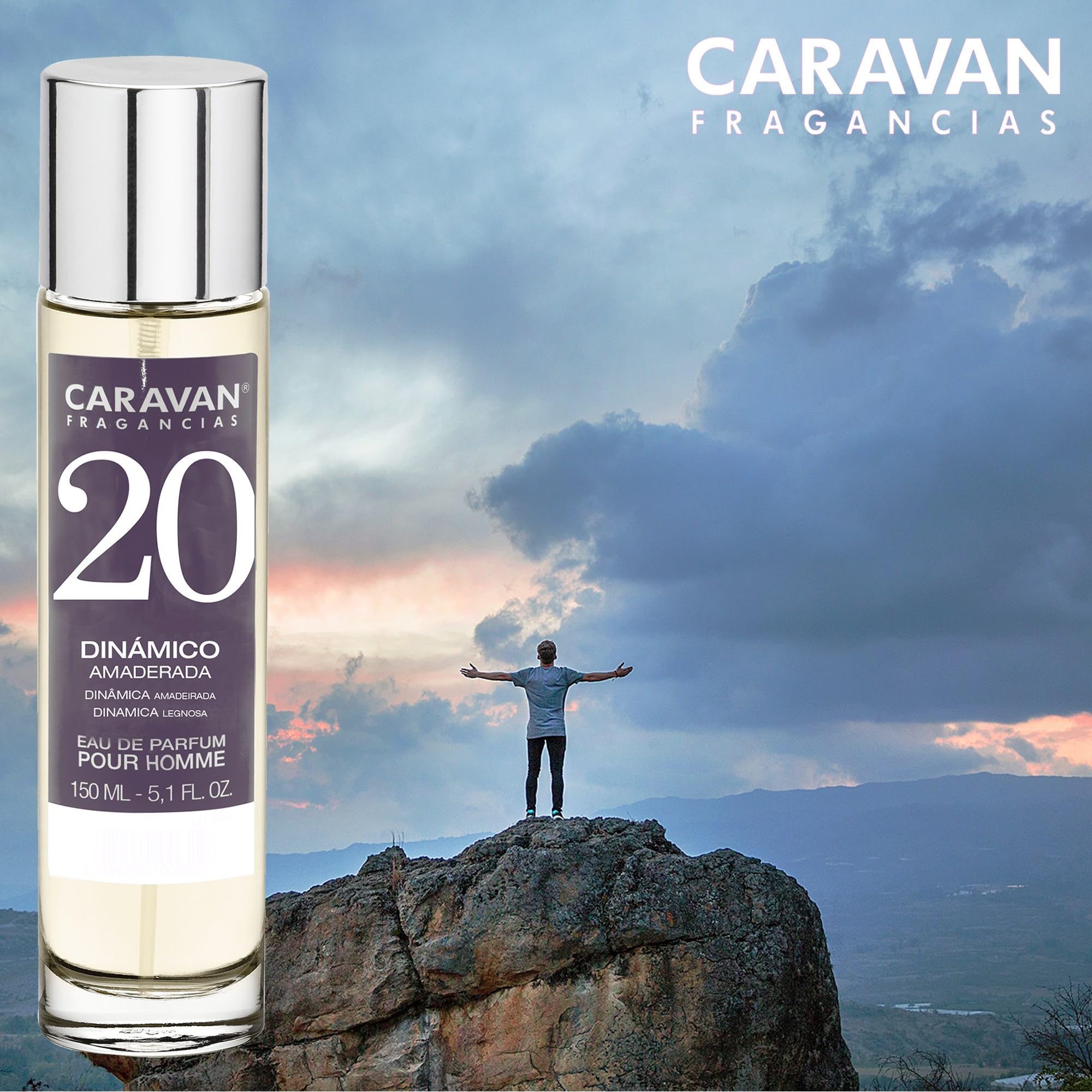 Set de 6x 150ml Caravan perfume de hombre Nº20
