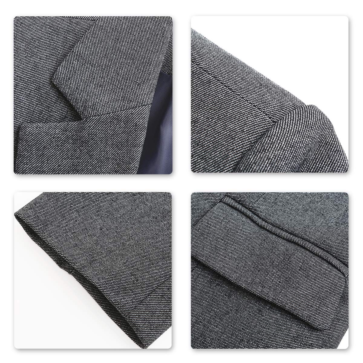 YYNUDA Kurzblazer Damen Slim Fit Blazer Sommer Anzugjacke Elegant Büro Jacke Top für Business Freizeit