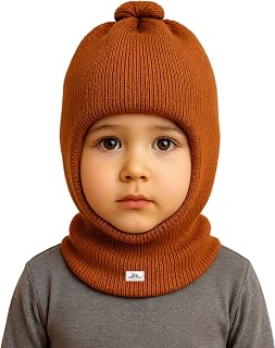 Kidbee Baby Boys & Girls Soft Wool/Woolen Monkey Winter Cap Price In India