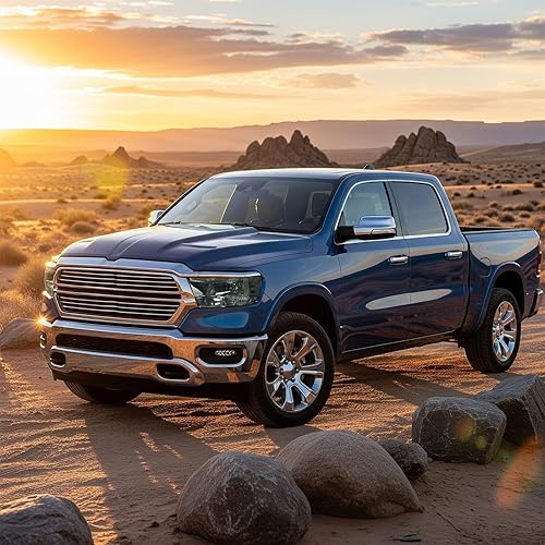 Miniatura 7 de DWVO Juego de faros delanteros compatibles con Dodge Ram 1500 2500 3500 modelo 2009 a 20182019-2022 Ram 1500 Classic Pickup Quad. Faro delantero de