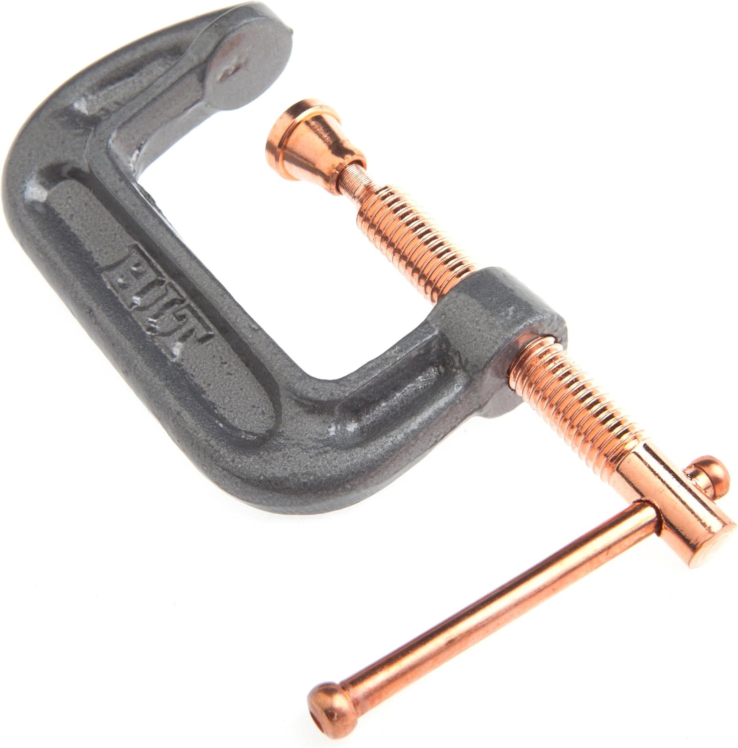 Forney 70225 C-Clamp, Heavy Duty Malleable Iron, 2-Inch,Gray,Small