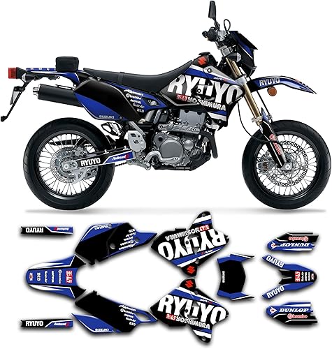 Miniatura 54 de Juego de calcomanías Kungfu Graphics personalizadas para Suzuki DRZ 400 SM Supermoto 1999, 2000, 2001, 2002, 2003, 2004, 2005, 2006, 2007, 2008,