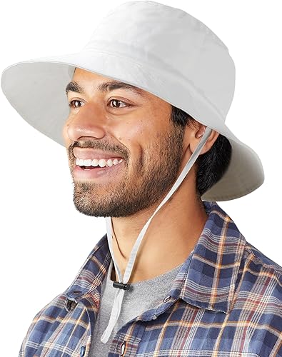 Miniatura 2 de Sombrero de lluvia impermeable para hombres y mujeres, ala ancha, protección solar, plegable, sombrero Boonie para exteriores, playa, safari, pesca