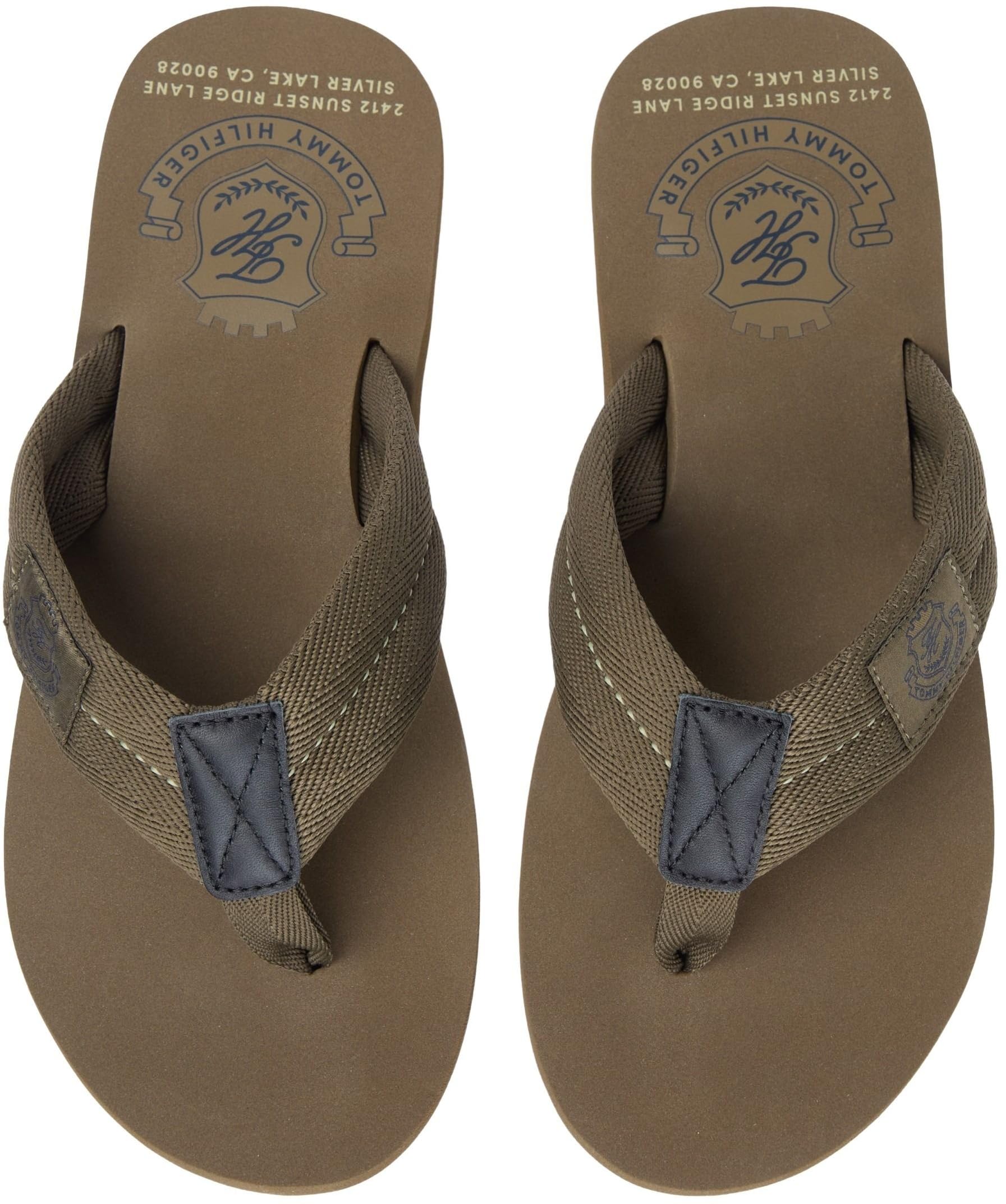 Tommy Hilfiger Herren Patch Hilfiger Beach Sandal Fm0fm05804Zehentrenner