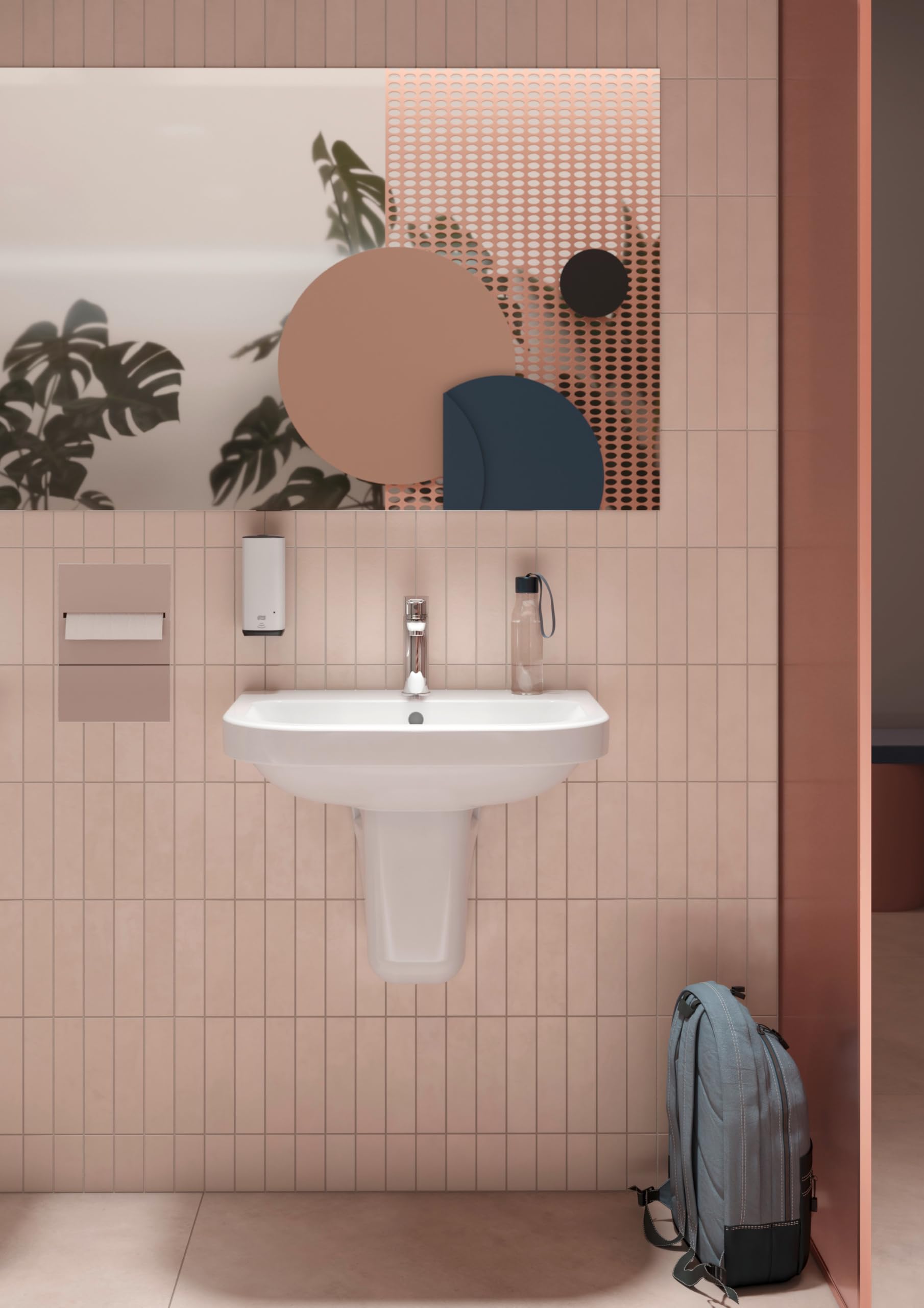 Duravit D-Code Waschtisch, mit Hahnloch, mit Überlauf, 600x460x165mm, Weiß Hochglanz, 2398600000