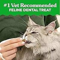Vista 4 de Greenies Golosinas para gatos, golosinas dentales naturales para gatos adultos recomendadas por veterinarios felinos, sabroso sabor a salmón, bolsa