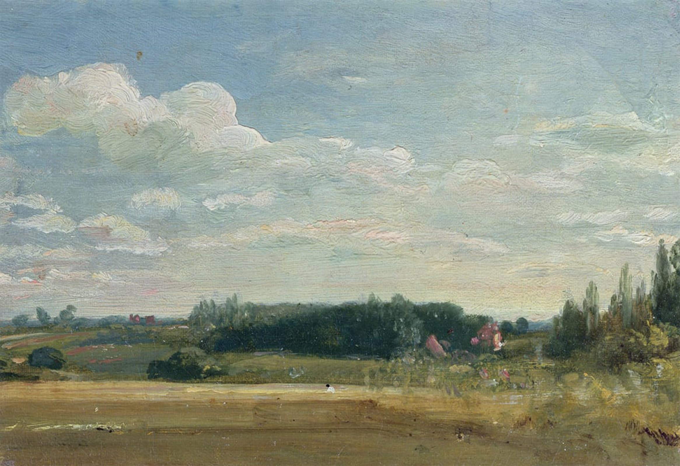 ARTXLXXBN Famous Painting Art Wall Decor Abstract Art Picture a View Towards the Rectory East Bergholt by John Constable Animal Pictures for Home Decor 60x90cm