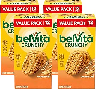 Golden Oat Breakfast Biscuits, 48 Packs (4 Biscuits Per Pack)