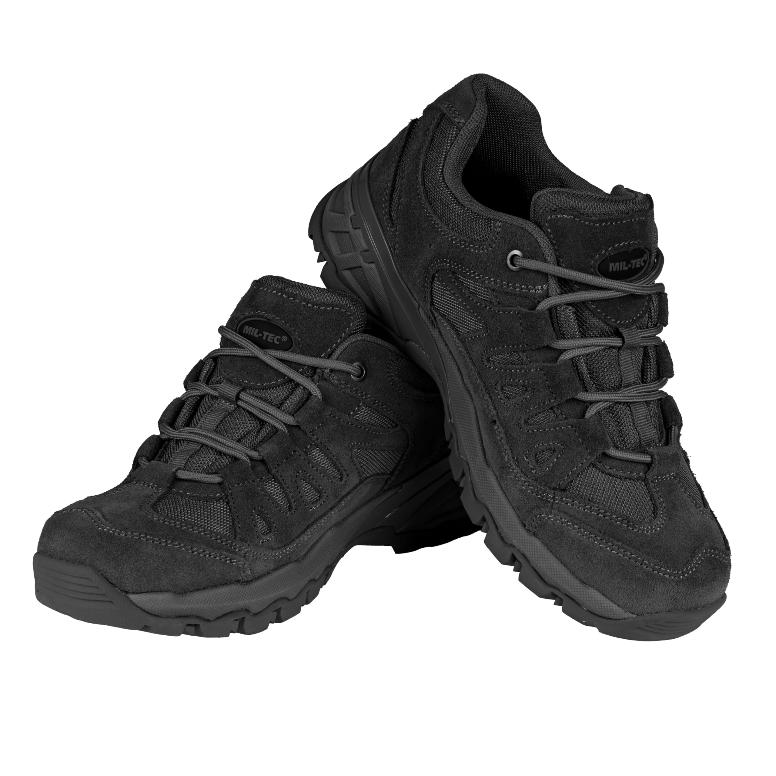 Mil-Tec Squad Schuhe 2,5 Inch • Taktische Halbschuhe mit Zehenkappe & Fersenschutz • Atmungsaktive Einsatzschuhe mit Eva-Sohle & griffigem Profil • Für Alltag & Outdoor geeignet