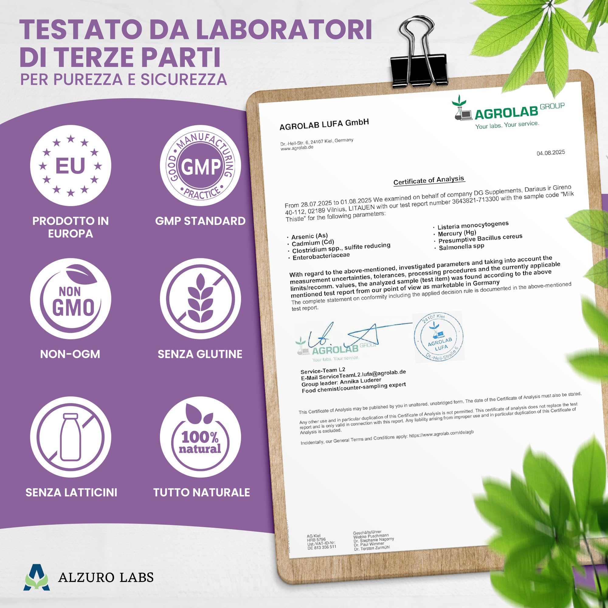 Cardo Mariano | 6.000 mg | Estratto 15:1 (500 mg) | 180 Capsule Vegane | Silybum marianum | GMP & Testato da Laboratorio Indipendente