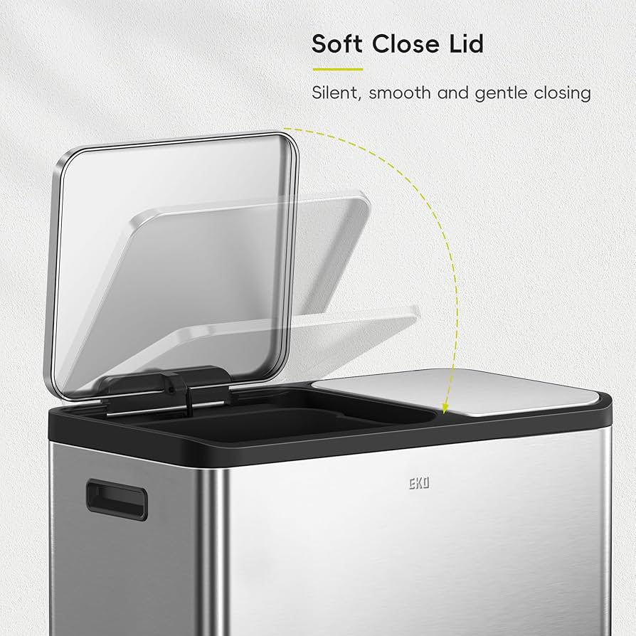 eko　0226 eko 0226 Amazon.com: EKO Small Bathroom Trash Can with Lid
