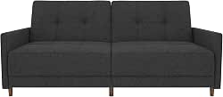 DHP Andora 76 Inch Futon Sofa Bed, Modern Upholstered Couch