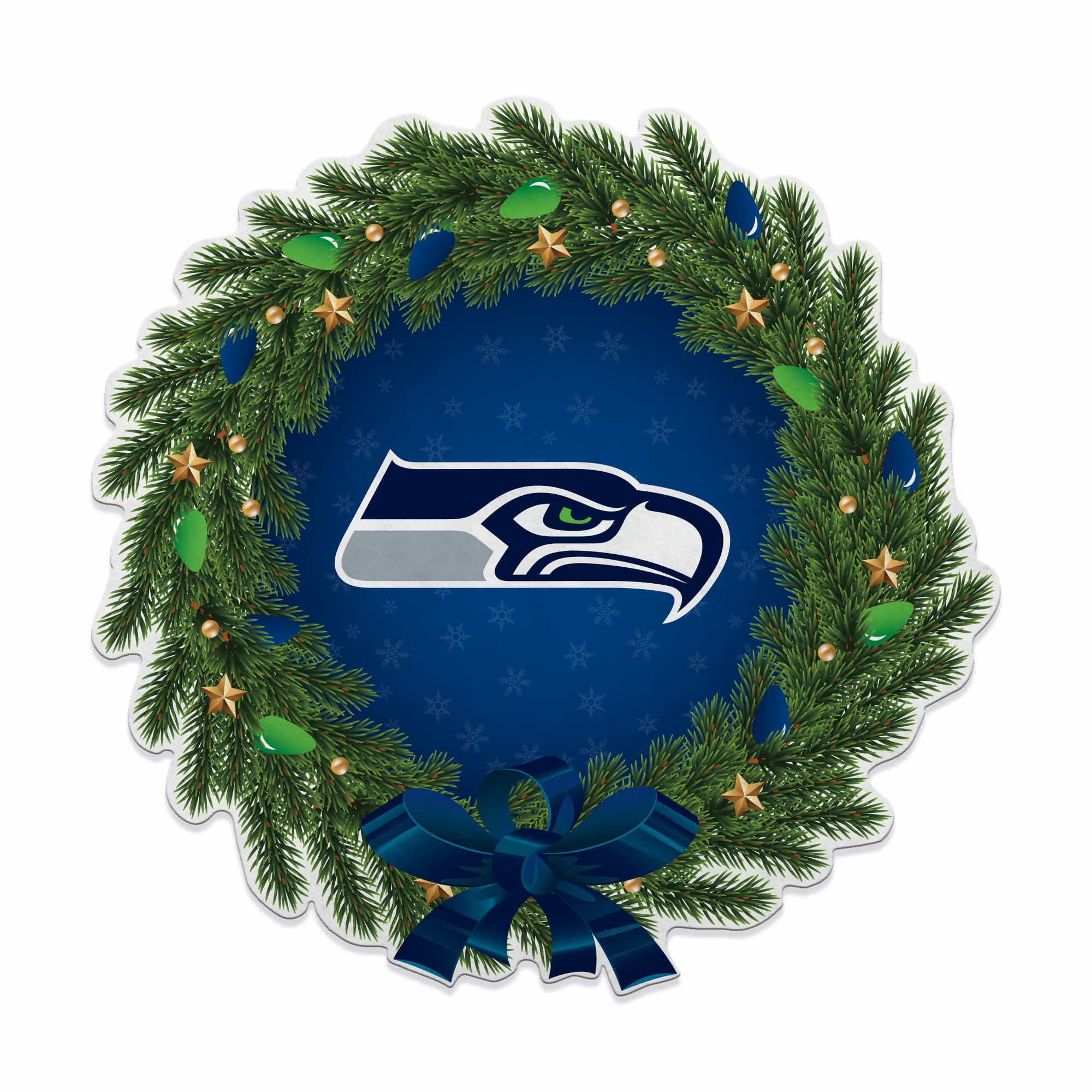 Pennant Seattle Seahawks en feutre pour créer une ambiance NFL dans votre salon
