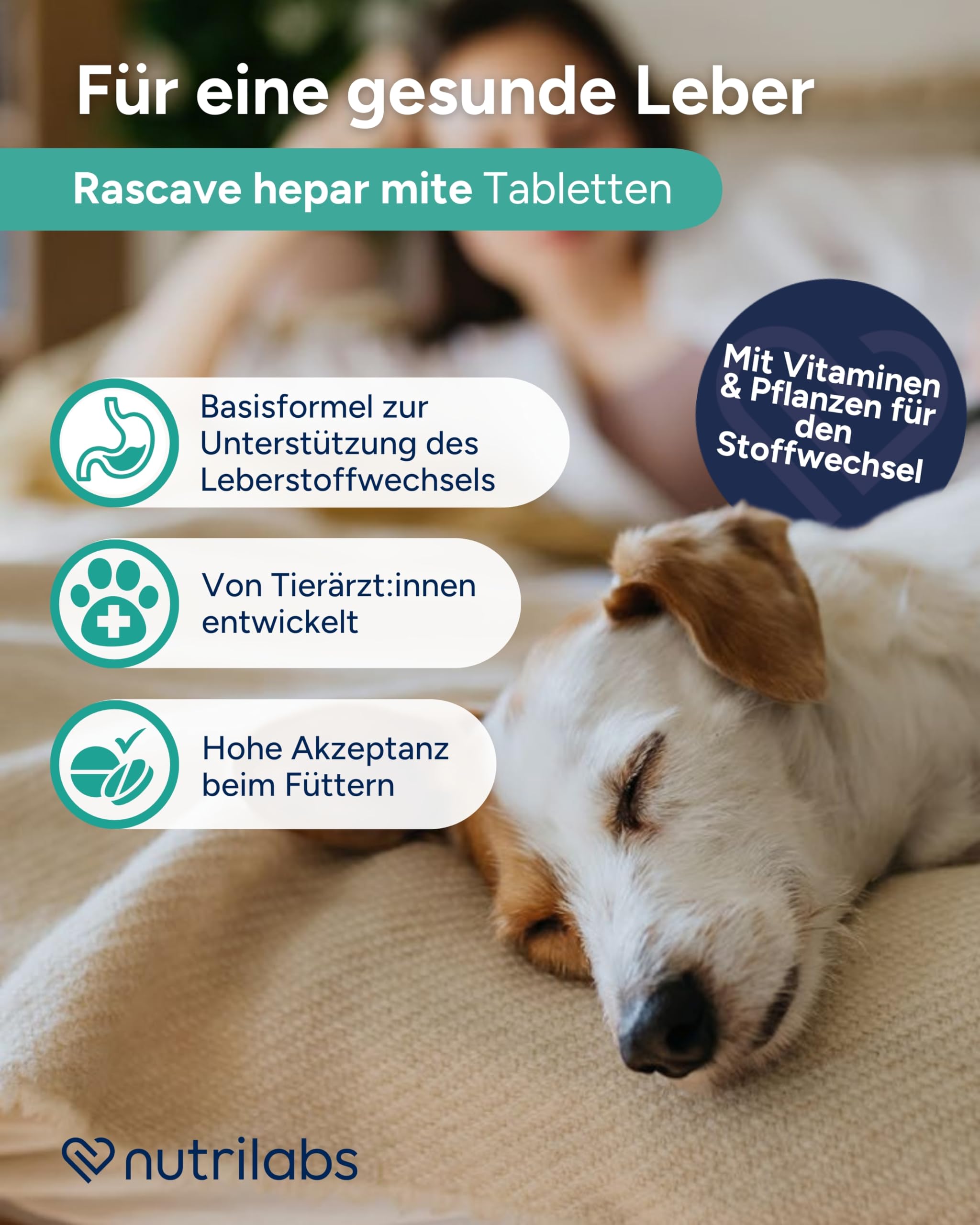 RASCAVE Hepar forte Kautabletten f.Hunde 90 St