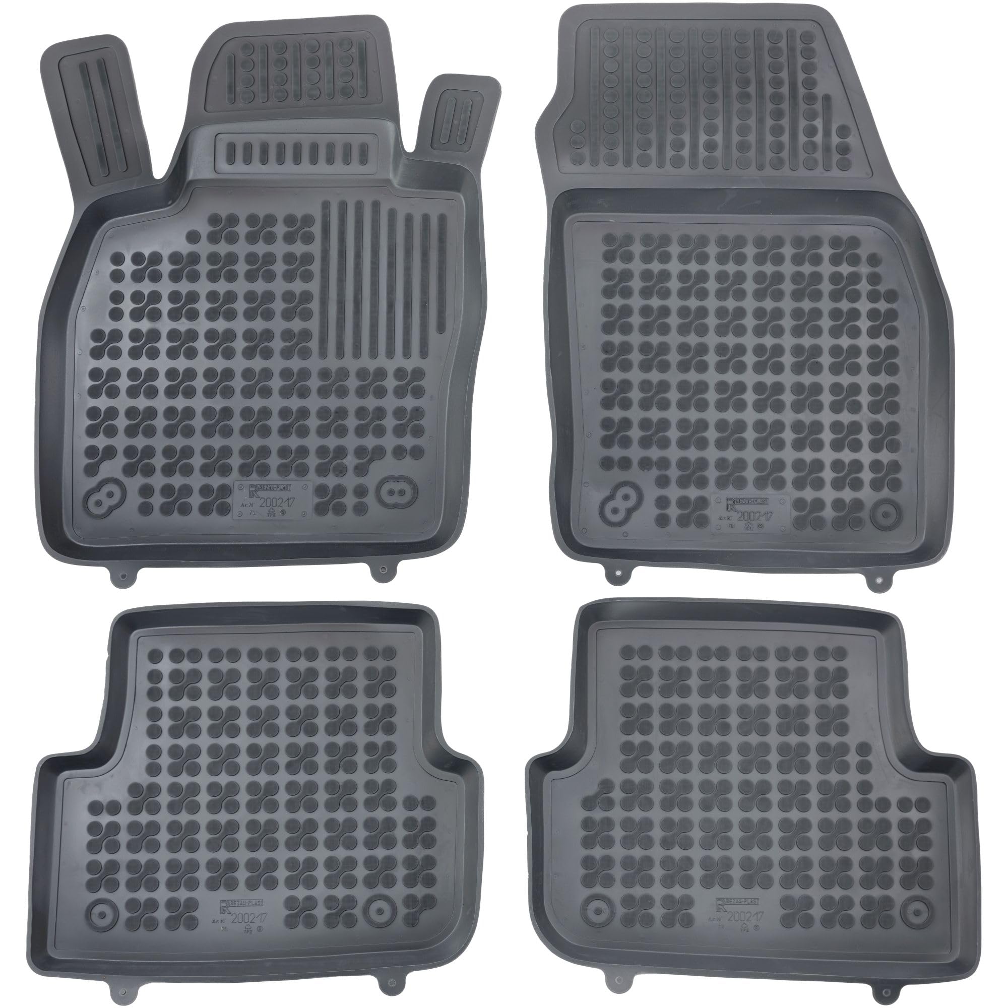 Tappetini in Velluto moto-MOLTICO per Skoda Fabia IV | Comfort e Stile