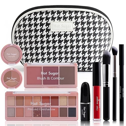 Miniatura 7 de Hot Sugar Kit de maquillaje todo en uno, juego de maquillaje para mujeres, niñas, kit de maquillaje para adolescentes con sombra de ojos, rubor,