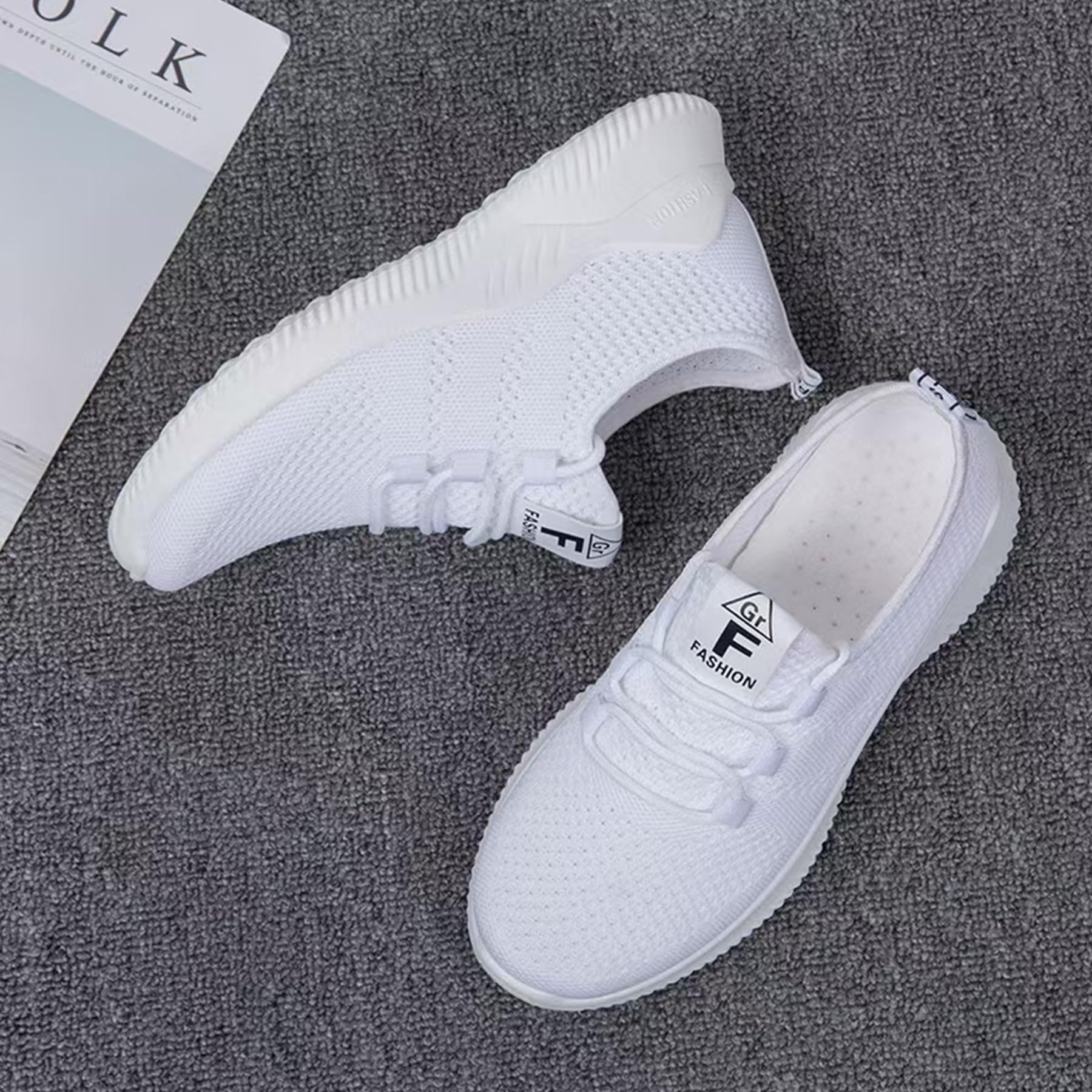 Damskie buty sportowe do biegania tenisówki na świeżym powietrzu sportowe siłownia lekkie buty robocze oddychające na co dzień wygodne buty do biegania