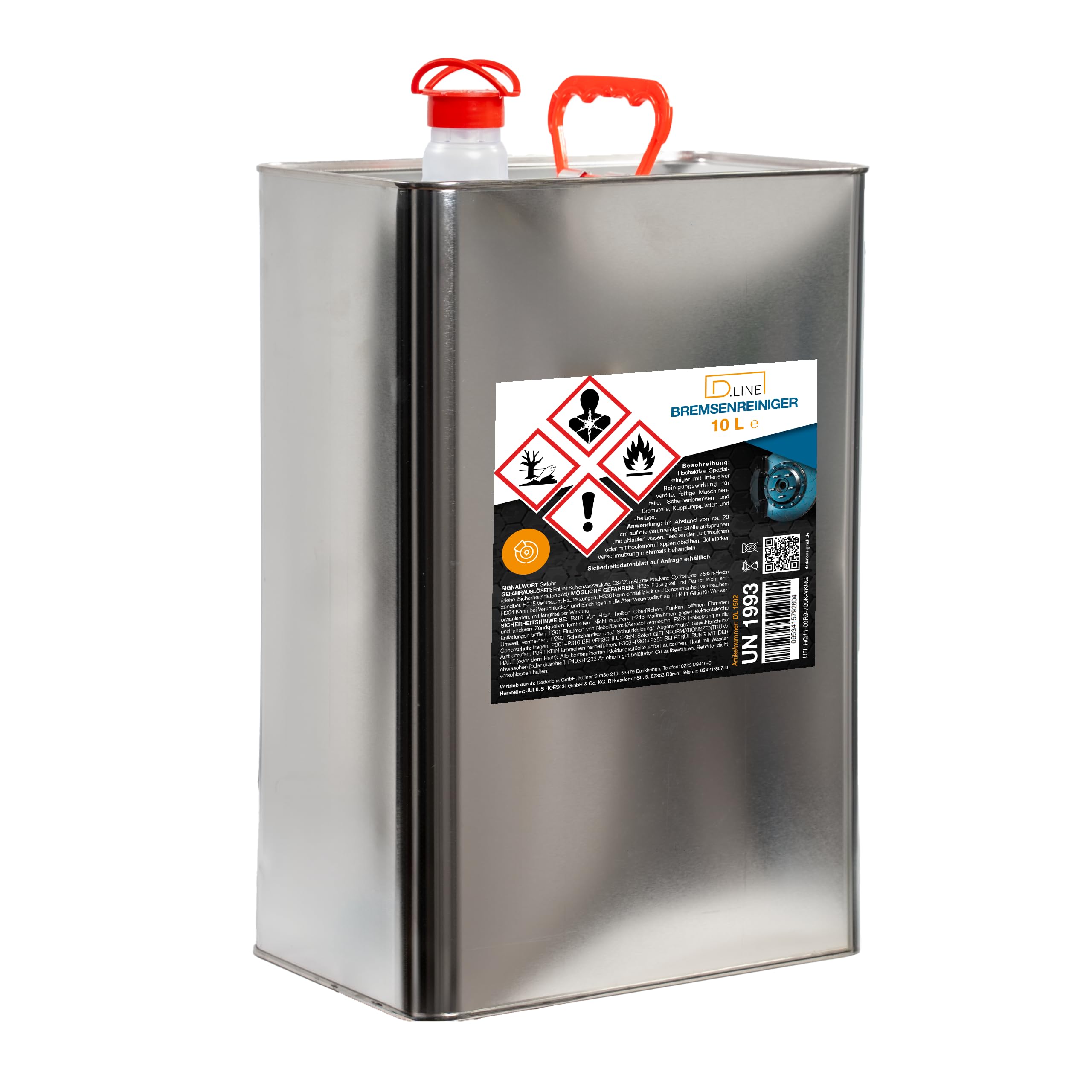 D.LINE Bremsenreiniger 10 Liter Kanister (1)