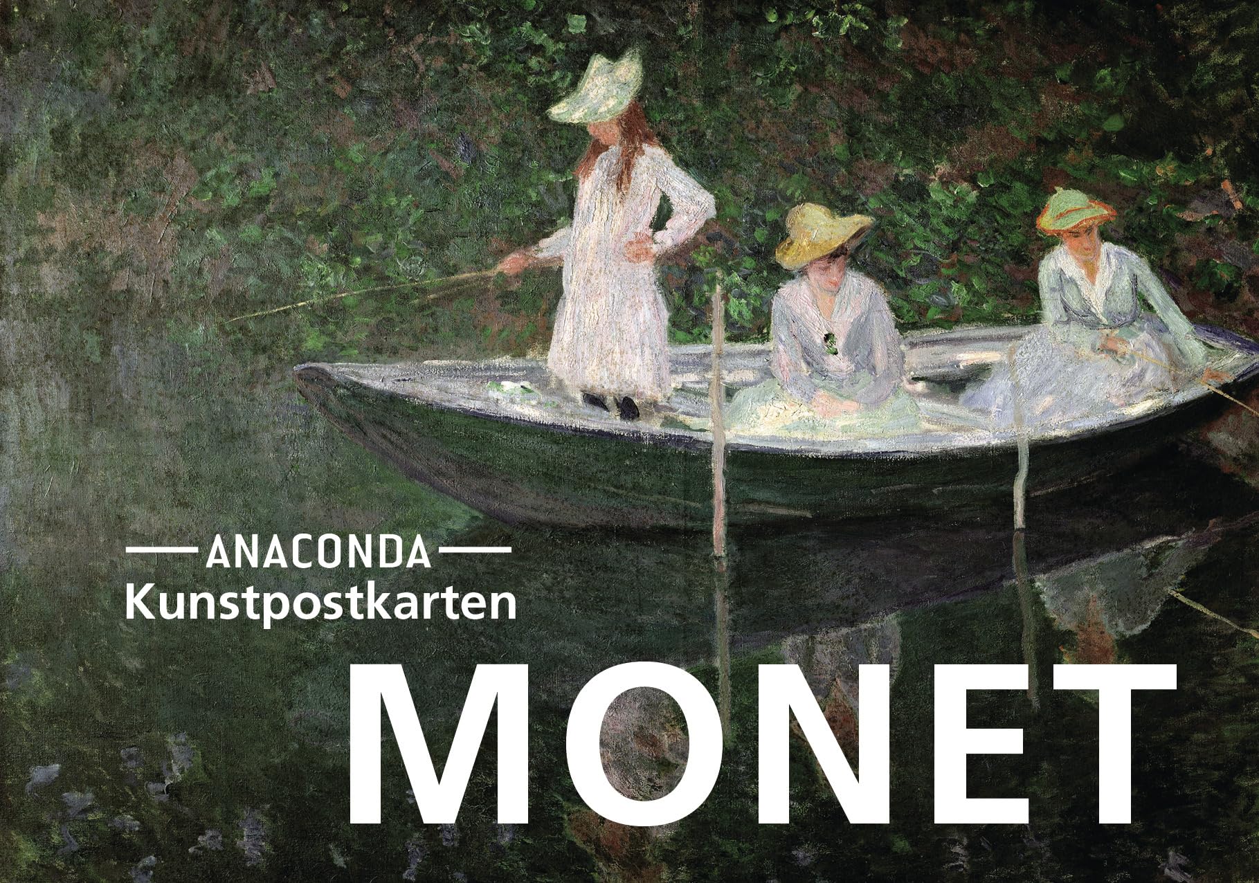 Claude Monet Postkarten-Set 18 Kunstpostkarten Karton