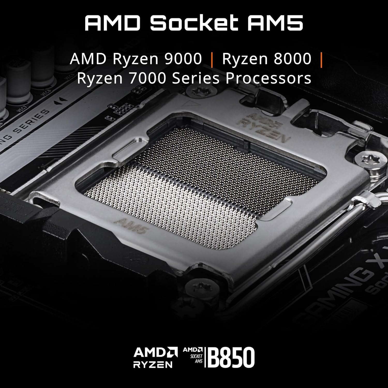 Micro Center AMD Ryzen 7 7700X CPU Processor with GIGABYTE B850 Gaming WIFI6 Motherboard (ATX, DDR5, 3X M.2, PCIe 5.0, USB-C, WIFI6)