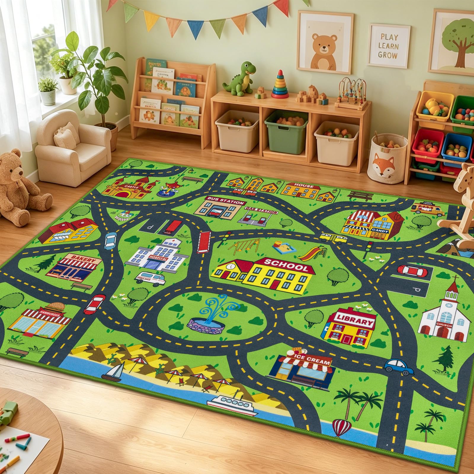 Capslpad Kinderteppich, Spielmatte, 12,7 x 17,8 cm