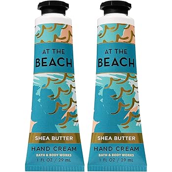 Amazon Com Bath And Body Works 2 Pack At The Beach Hand Cream 1 Oz Beauty