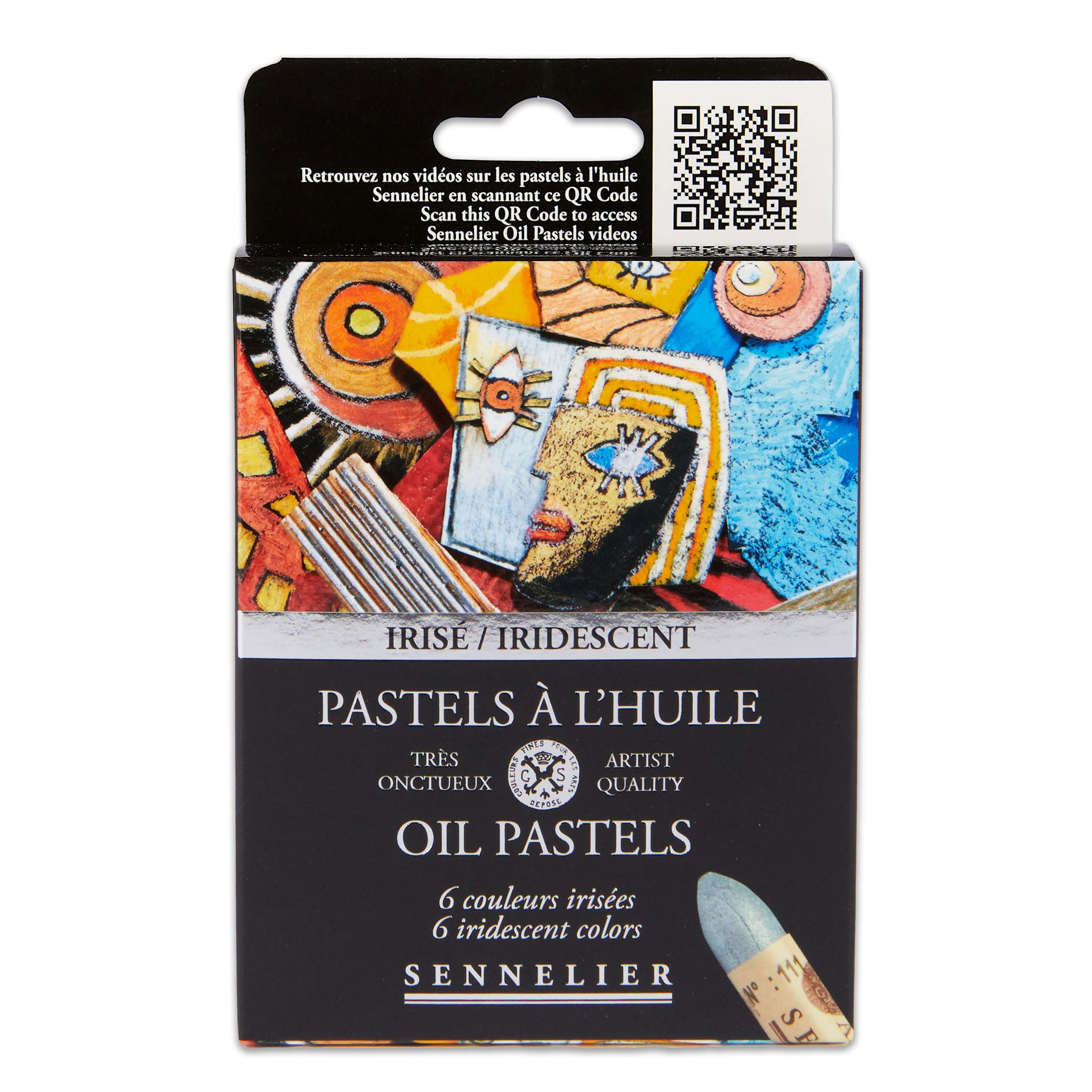 Sennelier Oil Pastels - Set of 6 Iridescent Colors