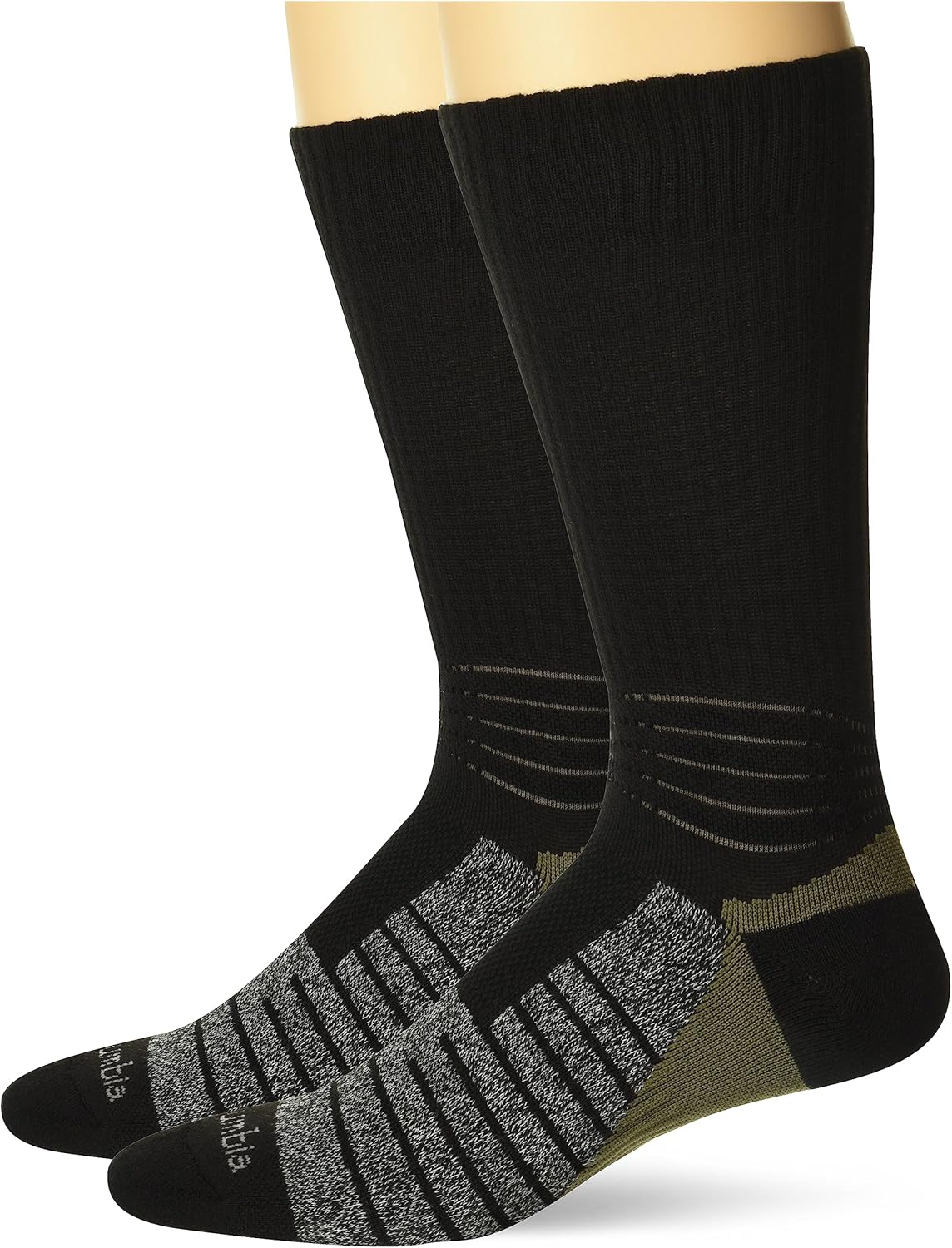 Columbia Men's 2 Pack Lightweight Active Crew Socks