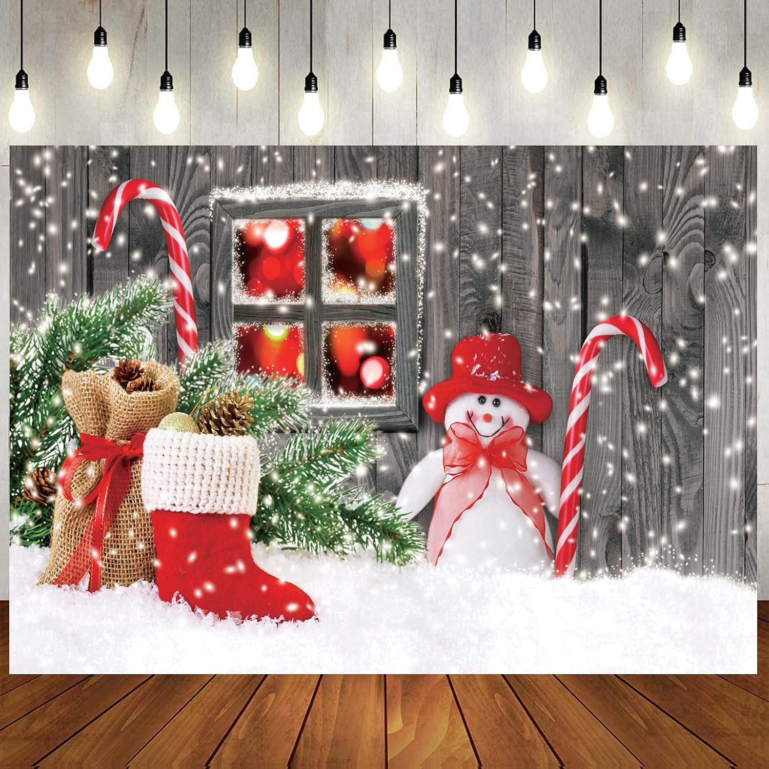 New Arrivals LTLYH 10x8FT Christmas Photo Backdrop Christmas Decorations Photography Backdrop Xmas Party Photo Booth Studio Props Background 020