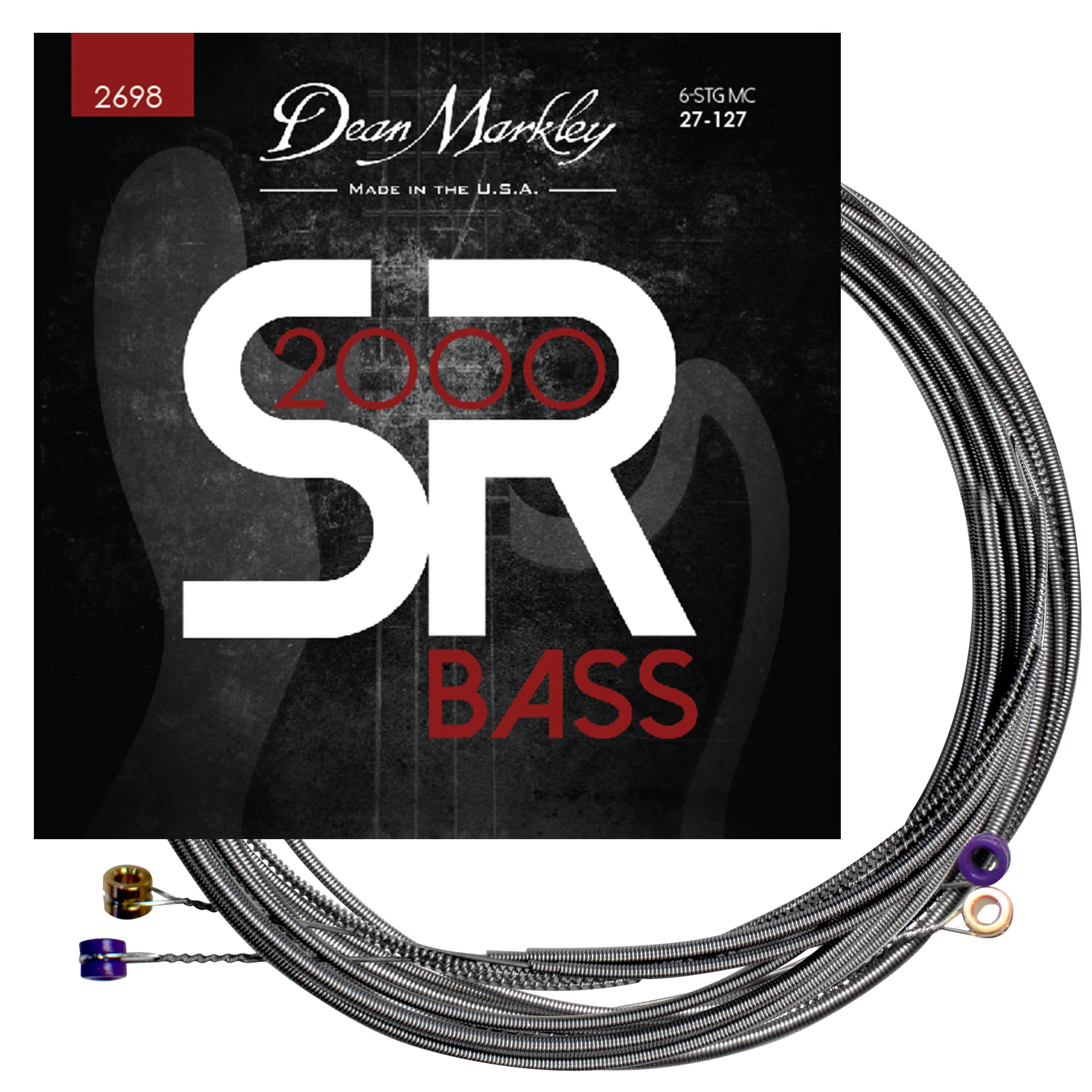 Dean Markley DM2698 Sr2000 struny do gitary basowej, rozmiar 27-127