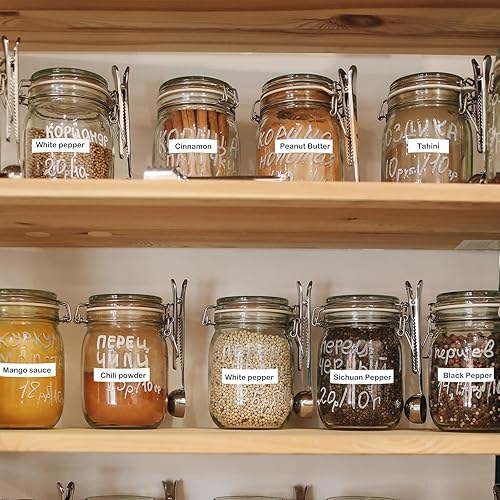 Miniatura 5 de Absonic Paquete de 6 recambios compatibles con Dymo LetraTag 91331 LT de cinta blanca de plástico 91331 (S0721660) 0.472 pulgadas, 12 pulgadas,