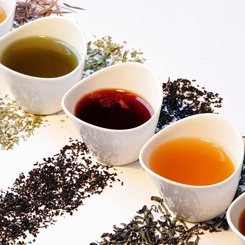 Miniatura 7 de Experimenta la calma del té con The Beauty Tea Company - Juego de regalo de muestra de té de hojas sueltas de lujo, con 3 mezclas Blissful Blends I