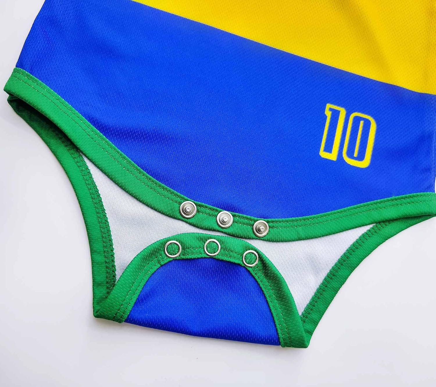 Baby Soccer Bodysuit Jersey Brazil Soccer Romper Outfit for Boys & Girls Football Shirts Clothes for Brazilian Fans - Image 7