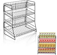 Rula Metal Candy Display Rack - Snack Organizer Stand for Countertop, Office, Stores - Easy Assemble, Sturdy Large Capacity, 1 Pack