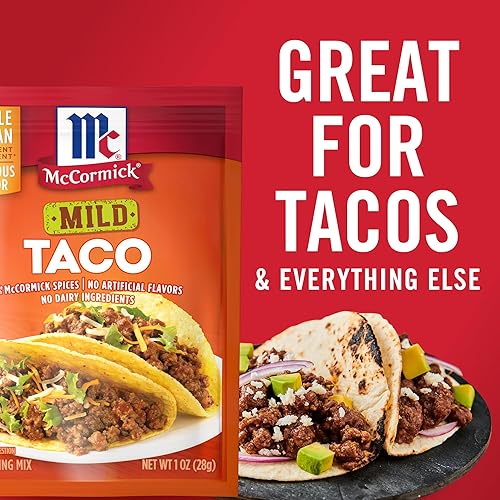 Vista 67 de McCormick Mezcla de condimentos prémium para tacos, 24 onzas (paquete de 12)