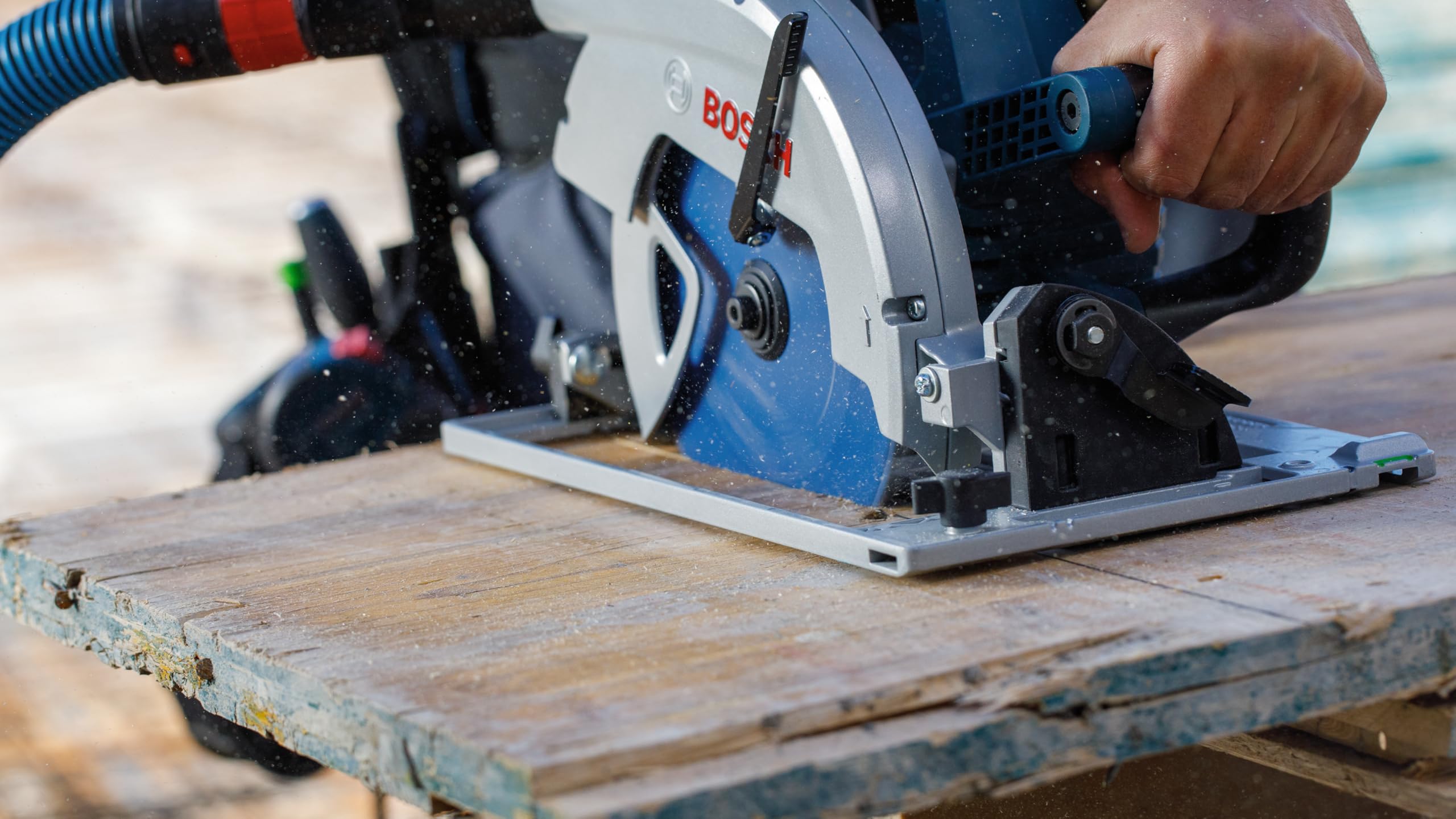 Bosch 1 hoja de sierra circular sin cable de EXPERT Construct Wood para sierras circulares de mano (para madera de construcción con mortero y clavos, diámetro mm, accesorios profesionales, sierras