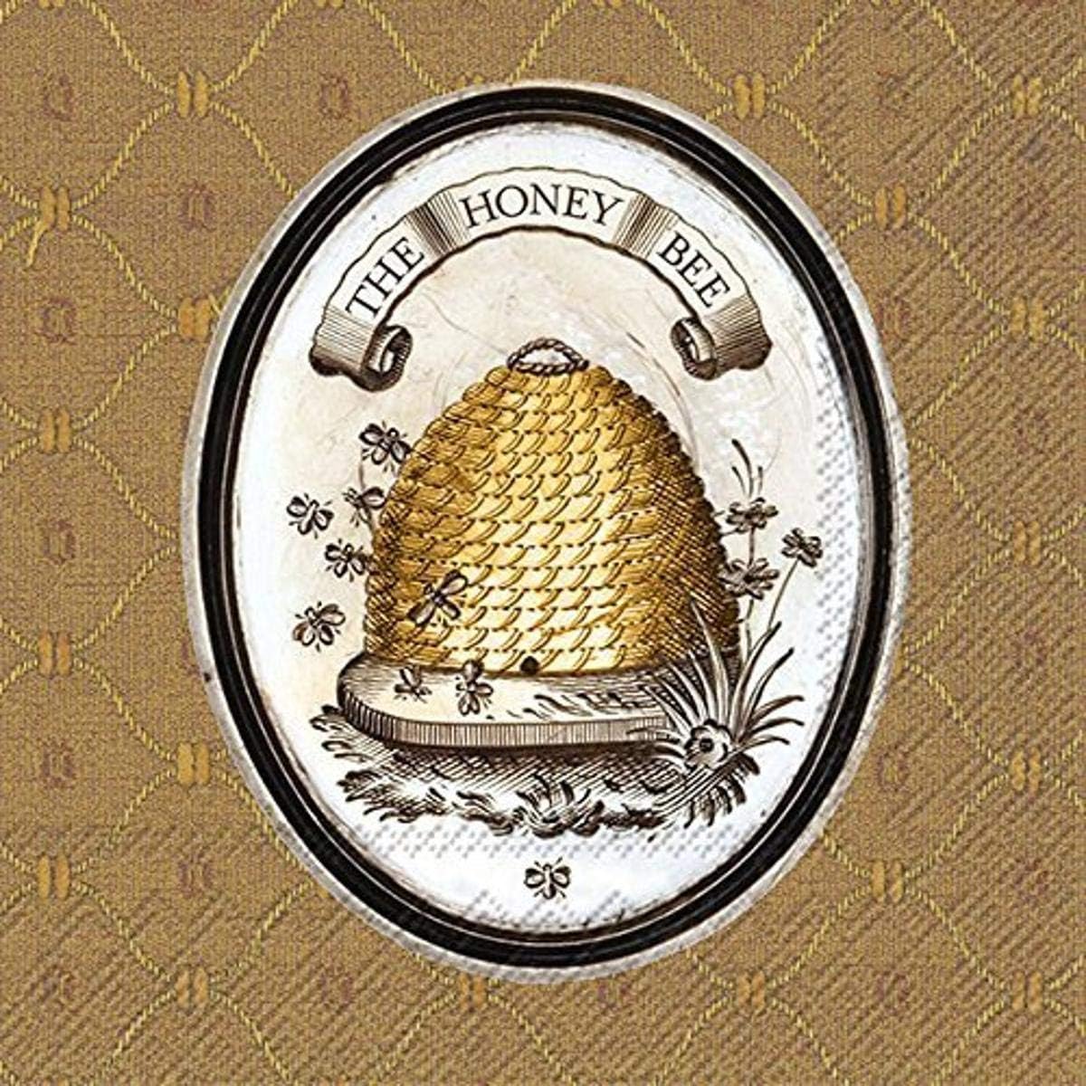 Celebrate the Home Lori Siebert 3-Ply Paper Luncheon Napkins, The Honey Bee, 20 Count