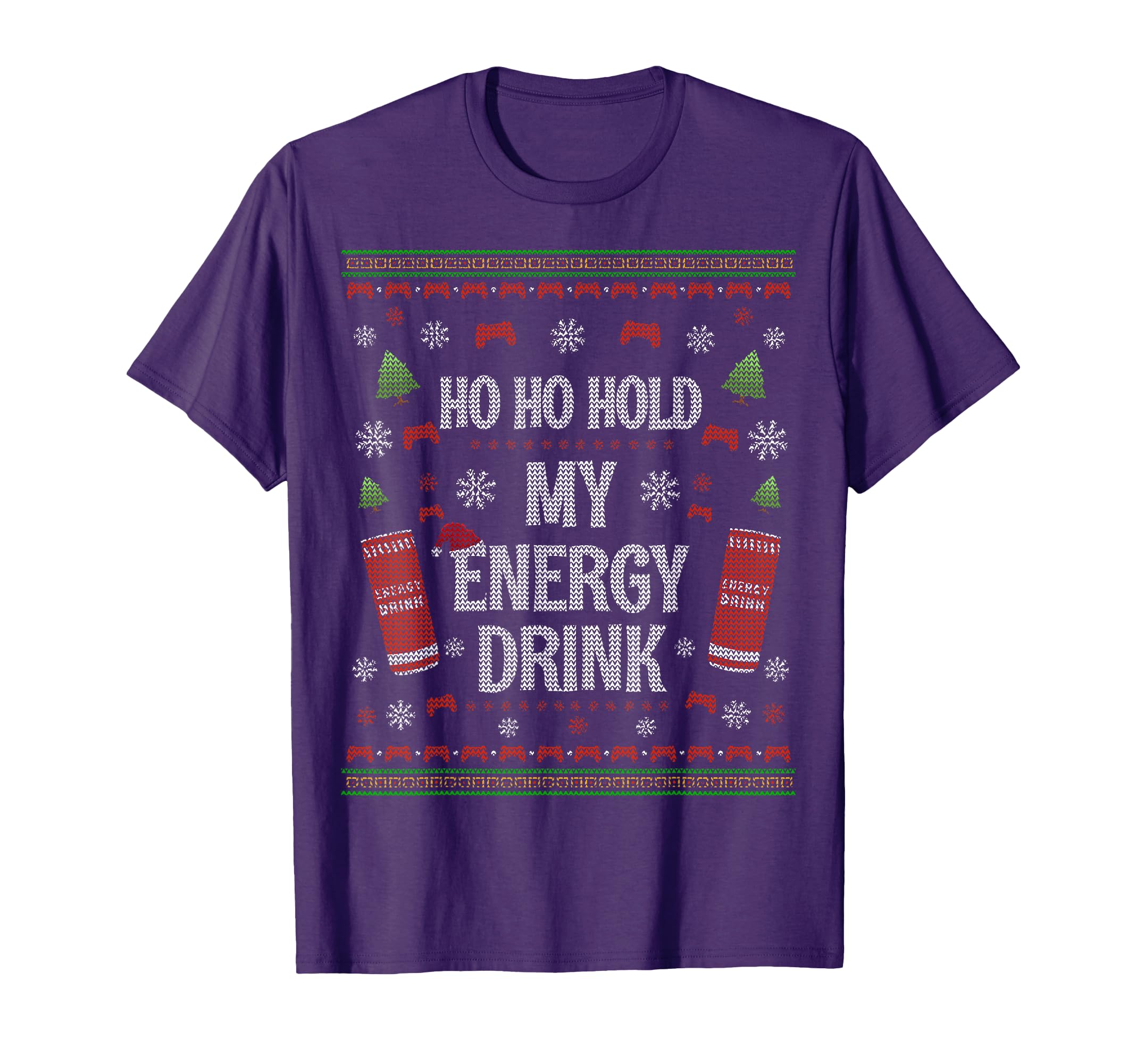 HO HO Hold My Energy Drink Video Game Gamer Gift Gaming T-Shirt
