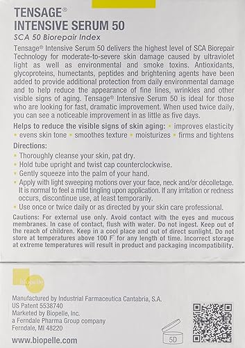 Miniatura 2 de Biopelle Tensage Growth Factor Intensive Serum 50, suero facial con índice de biorepar SCA 50, 10 unidades