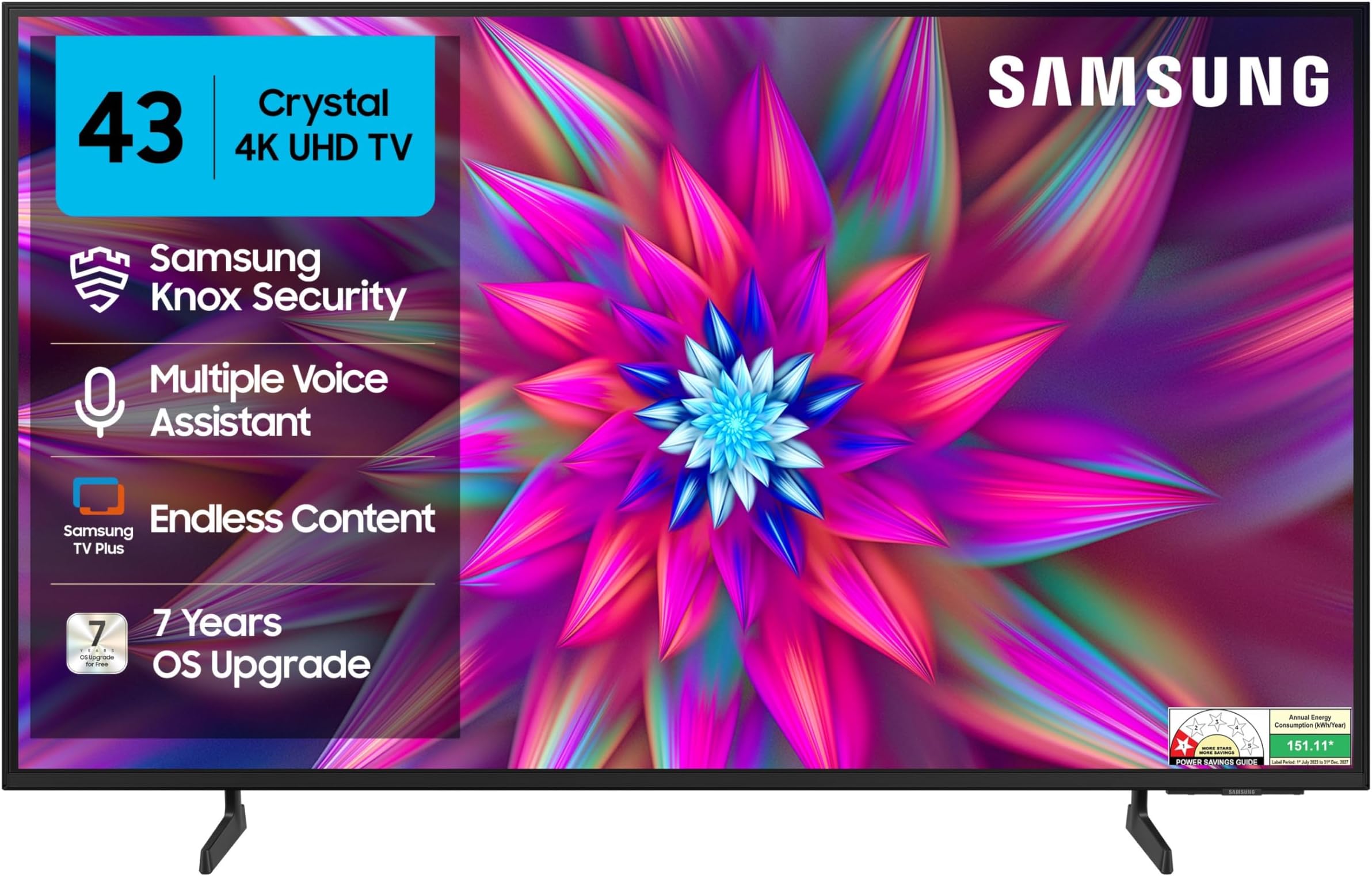 108 cm (43 inches) Crystal 4K Vista Pro Ultra HD Smart LED TV UA43UE86AFULXL