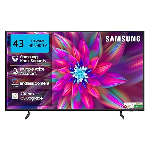 Samsung 108 cm (43 inches) Crystal 4K Vista Pro Ultra HD Smart LED TV UA43UE86AFULXL